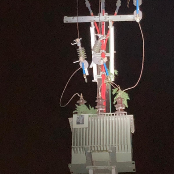 Northern Powergrid Asset Damaged by Storm Darragh