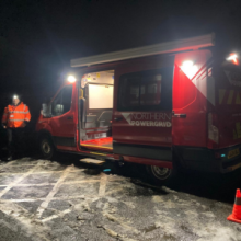 Customer Service Van during Storm Bert